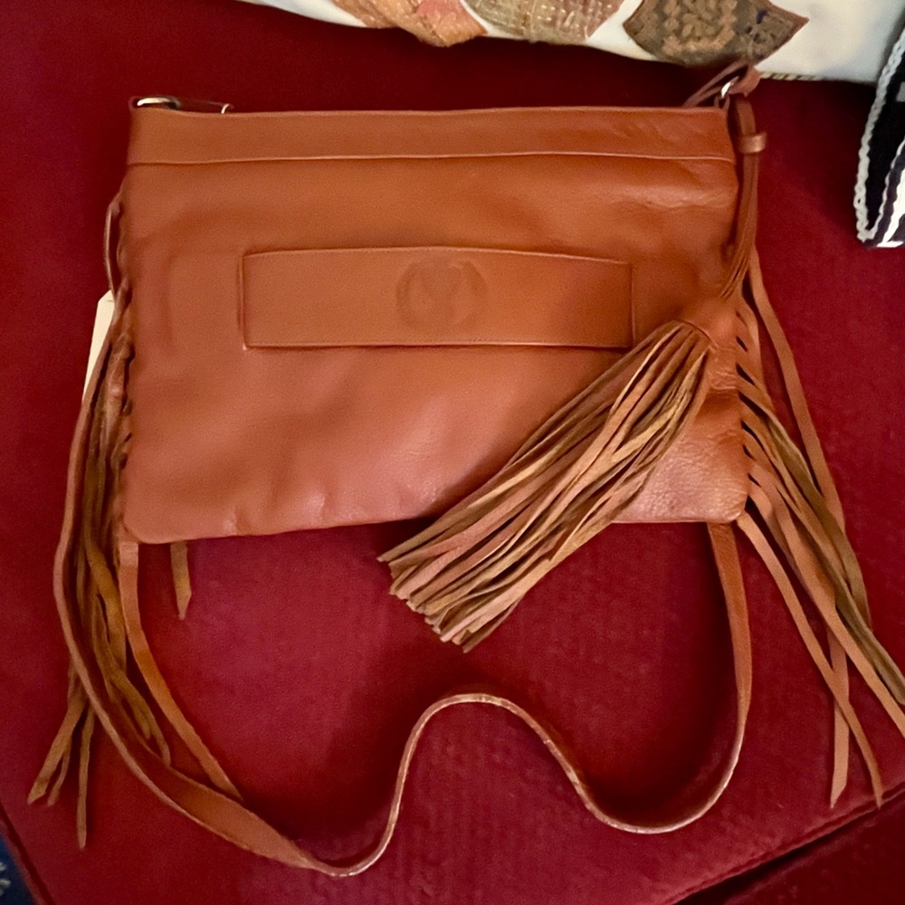 Ala Pilar Sienna Fringe Leather